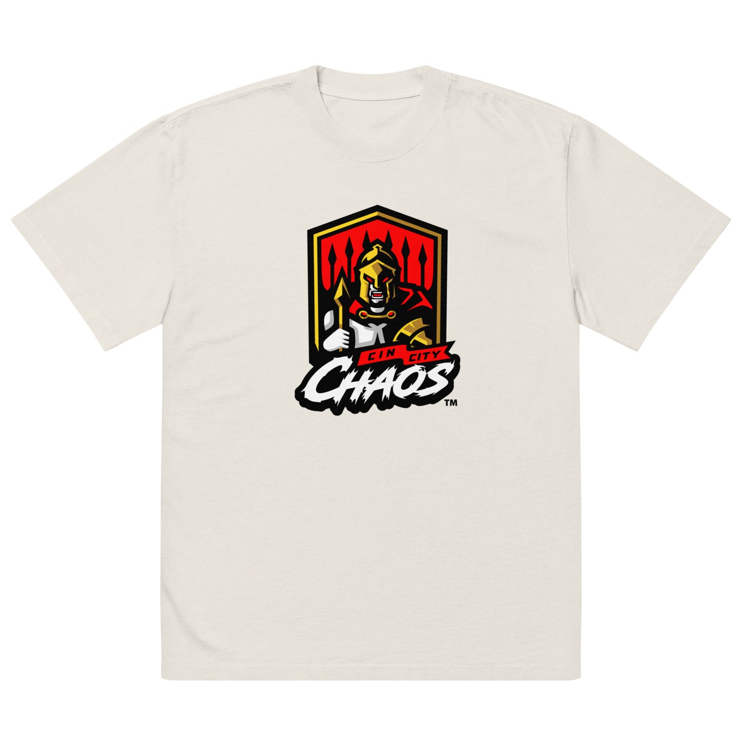 Cin City Chaos Oversized Faded T-shirt