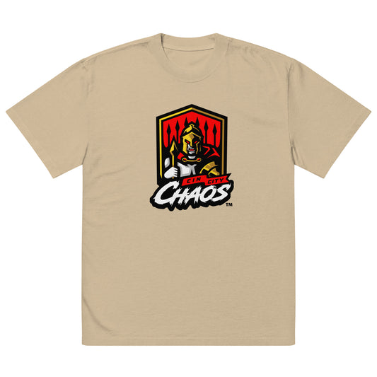 Cin City Chaos Oversized Faded T-shirt